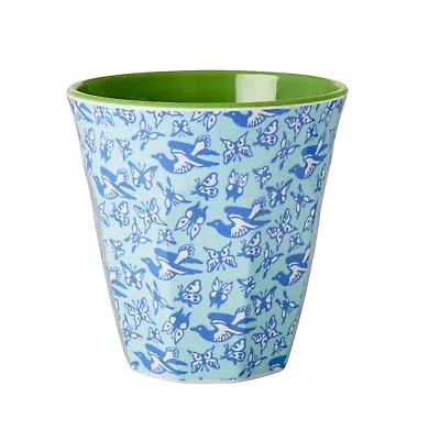 RICE Melamine Cup In Bluebird Print - Combined Postage Available • £4.40