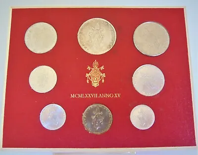 Vatican City Eight Coin Set Mint & Uncirculated 1976 Pope Paul V1 • $25