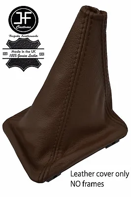 Brown Top Grain Real Leather Shift Boot Fits Vw Golf Mk1 Rabbit Jetta Cabrio • $71.77