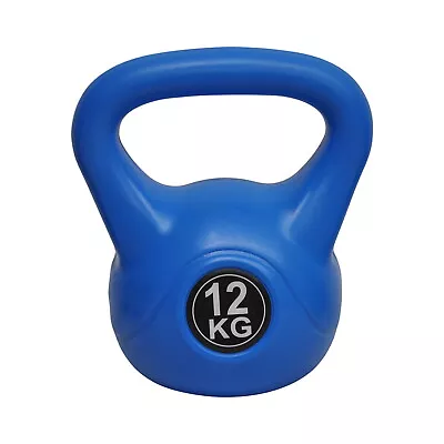 12kg Kettlebell - Home Gym Kettlebell Weight Fitness Exercise - Blue • $49.95