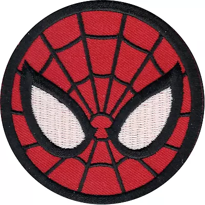 Official Marvel Comics The Amazing Spiderman Mask Iron On Applique Patch • $13.99