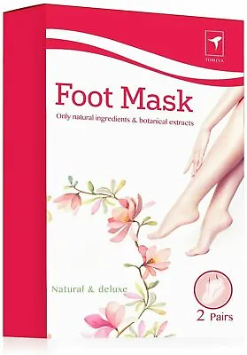 2x Pairs Tomiya Exfoliating Foot Peel Mask Gently Peel Away Calluses & Dead Skin • £3.99