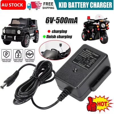 6V Adaptor Battery Charger Kids Electric Quad Bikes Trikes Scooters Toy Car • $15.45