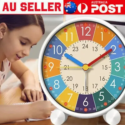 Creative Children Clock Mute Electronic Clock Learning Clock Children Room • $16.56