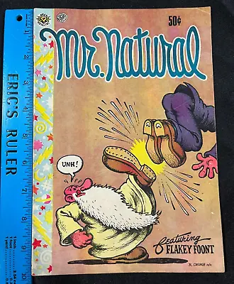 1970 Issue 1 Apex Novelties Mr Natural Third Printing Underground Comic AA 6823A • $44.99