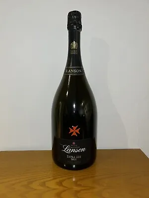 Lanson Champagne Extra Age Brut Advertising 1.5L Empty Glass Display Bottle • £80