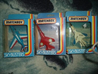 £12.99 • Buy  3 Vintage Matchbox Skybusters SB-11 Alpha Jet1 + 2 Jet Plane  In Box LOT 4