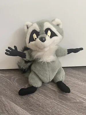 Disney Pocahontas GIGGLIN' MEEKO 1995 Raccoon Sound Mattel Plush Stuffed Toy • $8.99