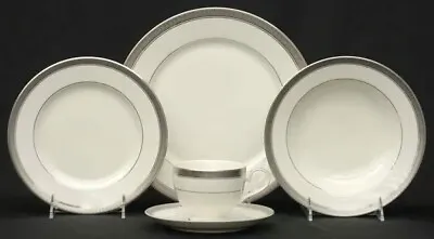 Mikasa PALATIAL PLATINUM China 5 Piece Place Setting (Never Used) • $62.99