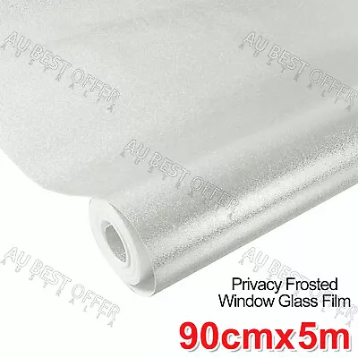 90cm*3m/5m Clear Frosted Home Window Glass Removable Privacy Film AU • $16.95