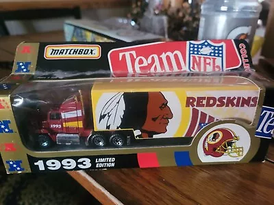 Matchbox NFL Team 1993 Washington Redskins Tractor Trailer Semi Truck Diecast • $14.99