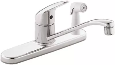 Moen CFG CA40515 Cornerstone 1-Handle Kitchen Faucet W/ Side Spray (Chrome) • $55