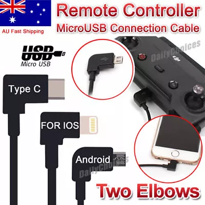 $9.91 • Buy DJI Spark Mavic Pro Remote Controller USB To Type-C / Android / Iphone Cable