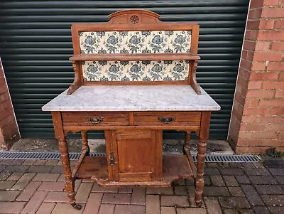 Antique Washstand Marble Top • £150