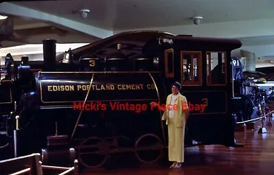 Vtg 1981 Photo 35mm Slide Henry Ford Museum Edison Portland Locomotive  J73 • $6.35