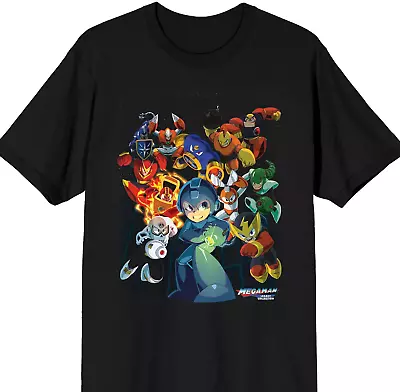 Mega Man Legacy Collection Black TShirt Tee XL • $14