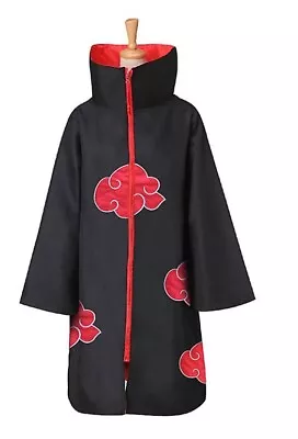 Naruto Akatsuki Cloak Robe Cosplay Anime Costume Unisex - Size XL • $19.95