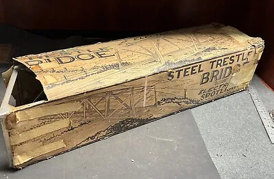 MARX Steel Trestle Bridge W/ RARE Box Metal NO Light • $29.99