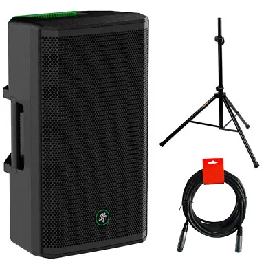Mackie Trash212 PA Speaker System Bundle W/ Steel Speaker Stand And XLR Cable • $310.49