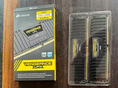 Corsair Vengeance LPX 16GB Memory Kit (2x 8GB) DDR4 3600MHz USED. • £27