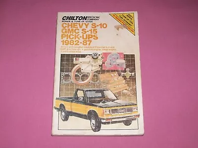 1982-1987 Chevrolet S-10 GMC S-15 Pick-up Gas & Diesel Chilton Repair Manual • $7.95