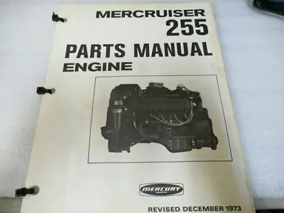 PM118 Mercruiser 255 Engine Parts Catalog Manual • $10.99