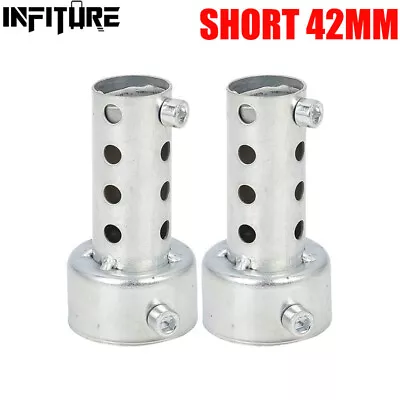 2 Universal 42mm Motorcycle Exhaust Can Muffler Insert Baffle DB Killer Silencer • $10.33