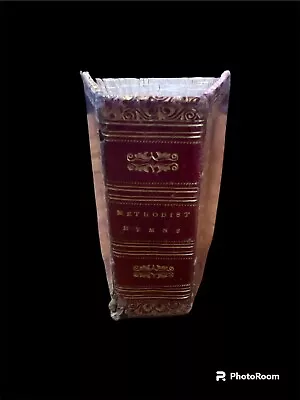 1834 MINIATURE Methodist Hymn Book John Wesley J Keely Printer Red & Gold Cover • $85