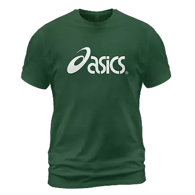 Asics Logo T-Shirt Made In USA Size S-5XL • $20.99