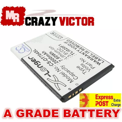 Replacement Battery For Optus X Spirit TLi020F1 • $19.60