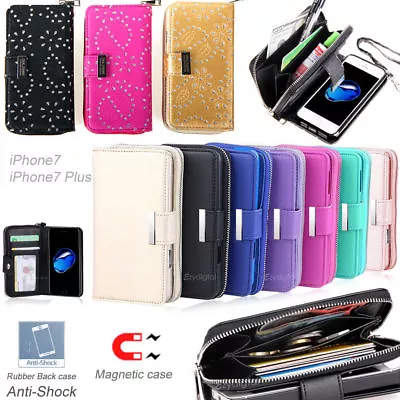 All In One Zip Purse Wallet Leather Case Cover For Apple IPhone 11 Pro Max Fast • $14.99