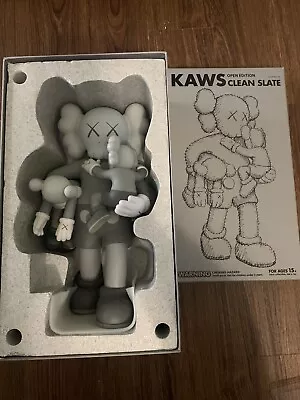 KAWS Clean Slate Open Edition: Vinyl Figure - Grey 2018 • $1099