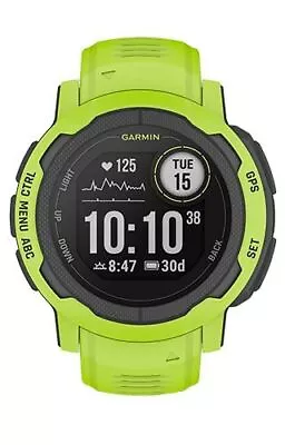 Garmin - Electric Lime 010-02626-01 Instinct 2 RESIN GREEN Digital Quartz Watch • $478.50