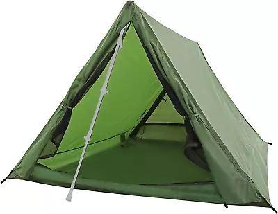 2-Person Trekking Pole Tent For Backpacking - Ultralight A-Frame Backpacking • $44.81