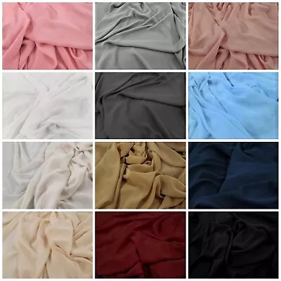 £0.99 • Buy Chiffon Fabric, Sheer Fabric, Bridal Chiffon, Draping Fabric, Dress Fabric