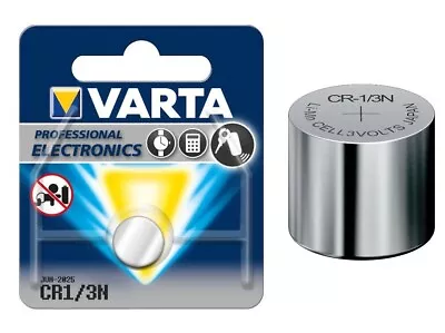 2X Varta Battery Professional Electronics Cr 1/3 N 6131 For Calculator • £11.17