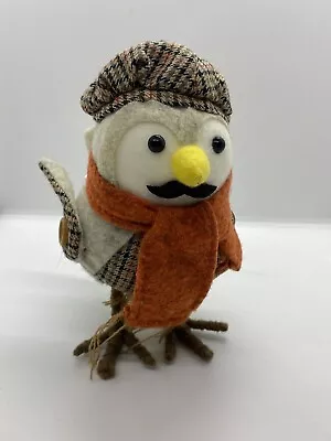 Target Bird Feathery Friends Tweed Hat Scarf Mustache Figure SUPER RARE • $99.99