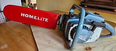 ***Working!*** Vintage Homelite Super XL Automatic Chainsaw W/ Vintage Oil Can • $249.69