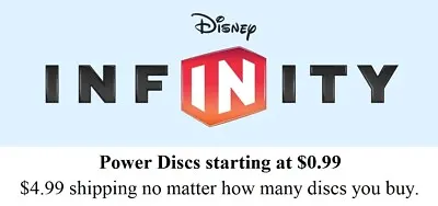 Disney Infinity Power Discs - Flat Shipping Fee No Matter How Many You Buy *NEW* • $0.99