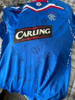 £10.50 • Buy Rangers, SIGNED, Football Shirt, 2007-2008