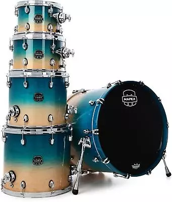 Mapex Saturn 5-piece Studioease Shell Pack - Aqua Fade • $1749