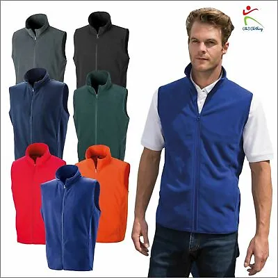 Result Unisex Body Warmer Windproof Polyester Adults Micro Fleece Gilet XS-3XL  • £13.07