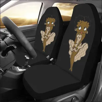 $54.99 • Buy Betty Boop Afro American Car Seat Cover Sexy Gifts Car Seat Covers (set Of 2)