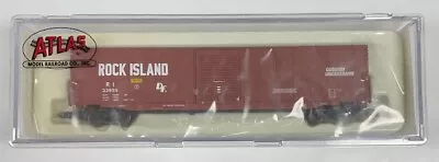 Atlas 37251 N Scale Rock Island 60' Auto Parts Car #33805 LN/Box • $14.99