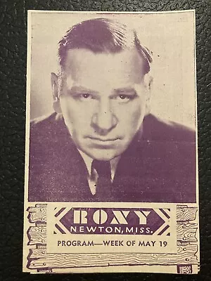 1947 ROXY THEATRE Newton Miss.MOVIE HERALD! Wallace Beery! JOHNNY MACK BROWN! • $24.99