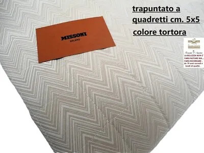 Quilt Bedspread Quilt Missoni Cms. 270 X 260 Zig-Zag Double • $475.13