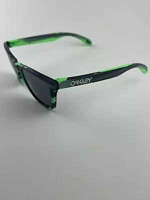 Oakley Frogskins 80’s Neon Green Paint Prizm Black Iridium Limited Ed Custom • $199.99