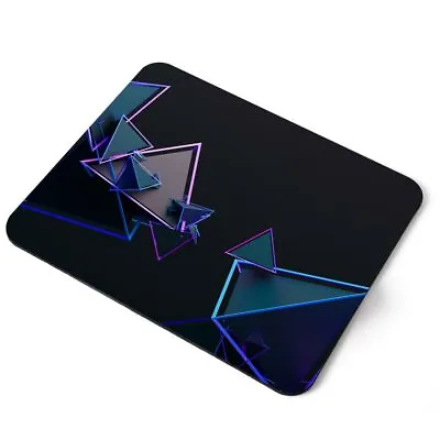 Mouse Mat Pad - 3D Triangle Abstract Shape Laptop PC Desk Office #2782 • £6.99