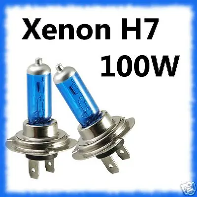 H7 / 100W Off Road / Rally Blue Xenon H7 Headlamp Bulbs • £6.96