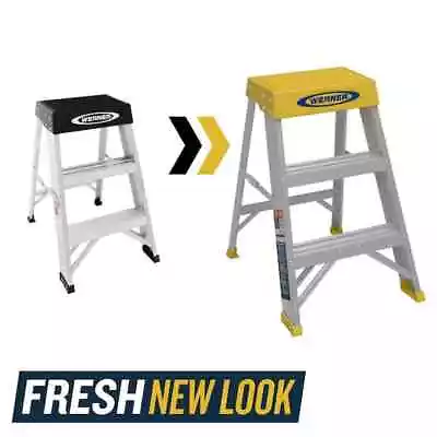 2 Ft. Aluminum Step Ladder 8ft. Reach Height Foldable Sturdy Non-Slip Treads NEW • $57.97